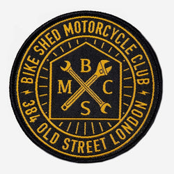 The Bike Shed MC Accessories BSMC Roundel Patch - Orange