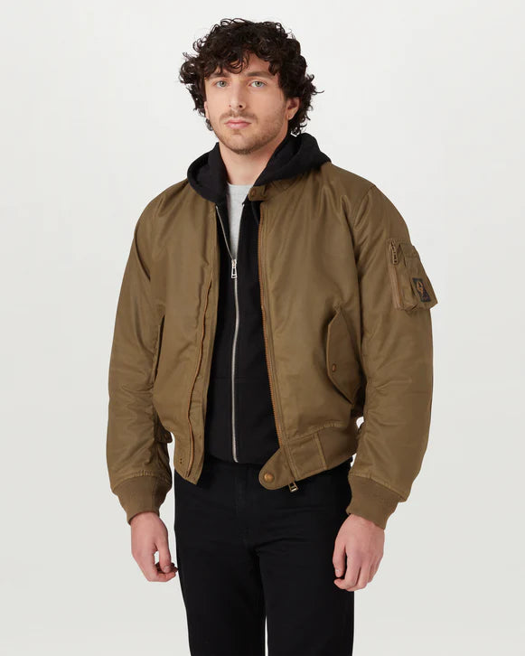 Belstaff Brecon Bomber Jacket - Olive