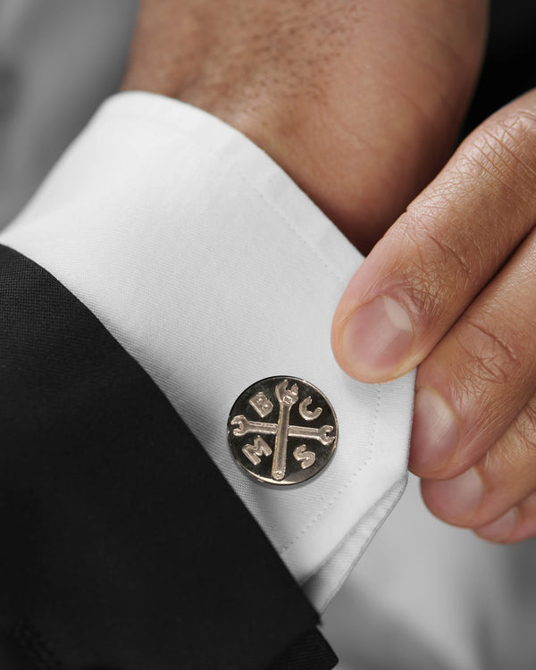 Carpe Viam Cufflinks Silver