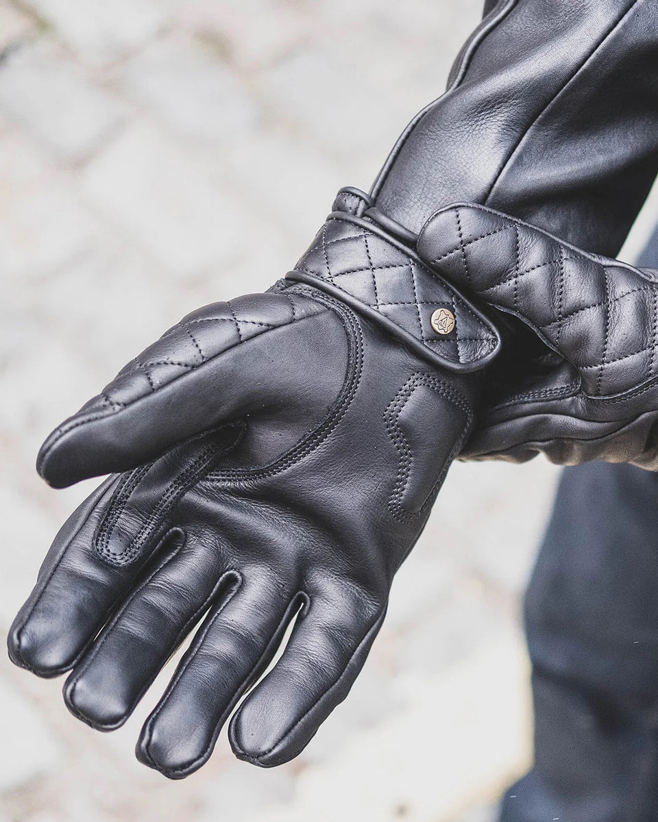 Goldtop Short Bobber Gloves - Black