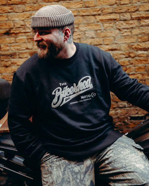 BSMC Inc Appliqué Sweatshirt - Black