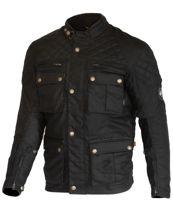 Merlin Edale II Waxed D3O Jacket - Black