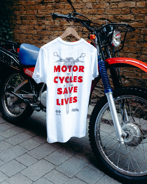 BSMC x Two Wheels For Life T-Shirt - White