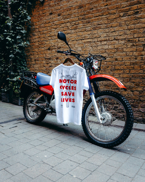 BSMC x Two Wheels For Life T-Shirt - White