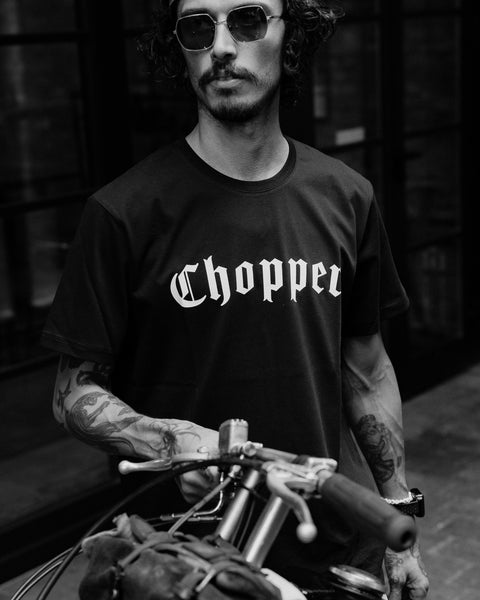 BSMC Chopper T-Shirt - Black worn by model