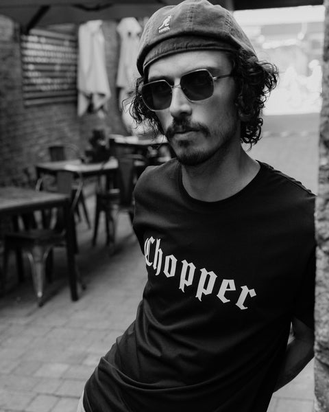 BSMC Chopper T-Shirt - Black worn by model