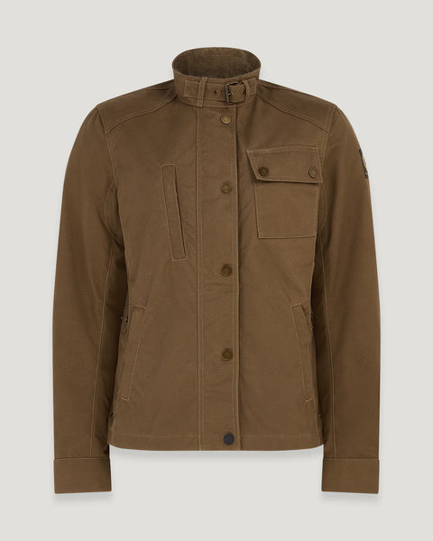 Belstaff Kate's Cottage Women's Motorcycle Jacket Sand Studio Image