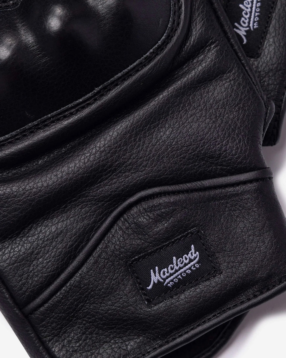 Macleod Rebel Leather Gloves - Black