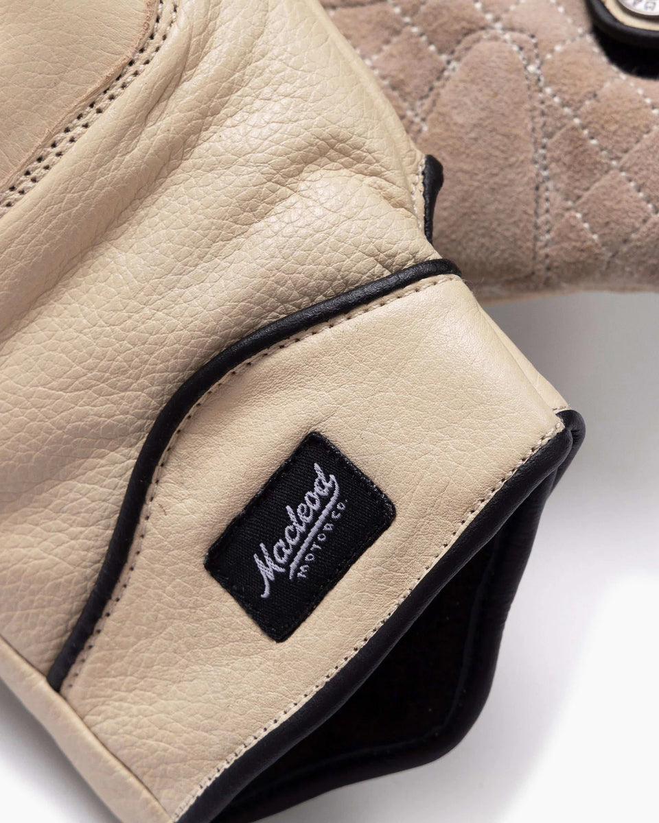Macleod Rebel Leather Gloves - Cream