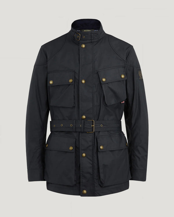 Belstaff Mens Trialmaster Motorcycle Jacket - Black