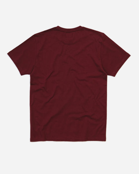 BSMC Steps T-Shirt - Burgundy studio image back