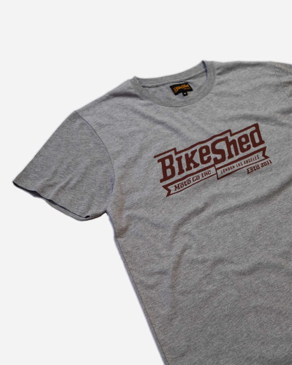 BSMC Steps T-Shirt - Grey studio image side on