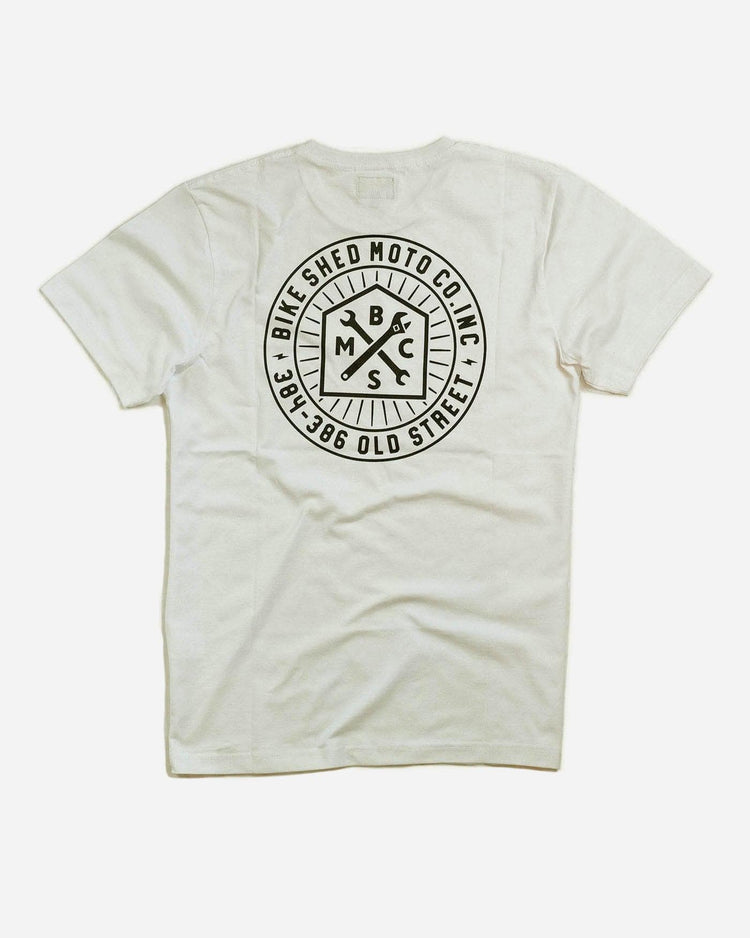 BSMC Retail T-shirts BSMC 384/386 Roundel T Shirt - Vintage White