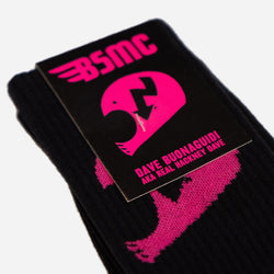 BSMC Retail Accessories BSMC FKU4LL Socks - Black/Pink