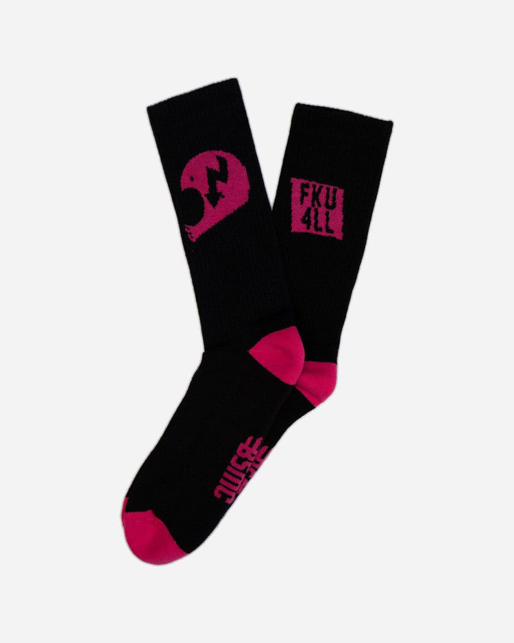 BSMC Retail Accessories BSMC FKU4LL Socks - Black/Pink