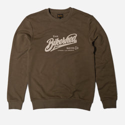 BSMC Retail Sweatshirts BSMC Moto Co Appliqué Sweatshirt - Khaki