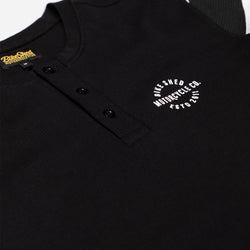 BSMC Retail Long Sleeves BSMC Rocker Long Sleeve Waffle - Black/Cream
