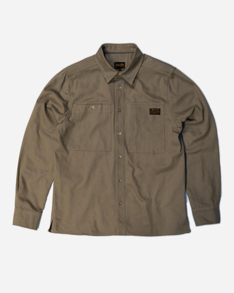 BSMC Retail Shirts BSMC Twill Utility Shirt - Light Khaki