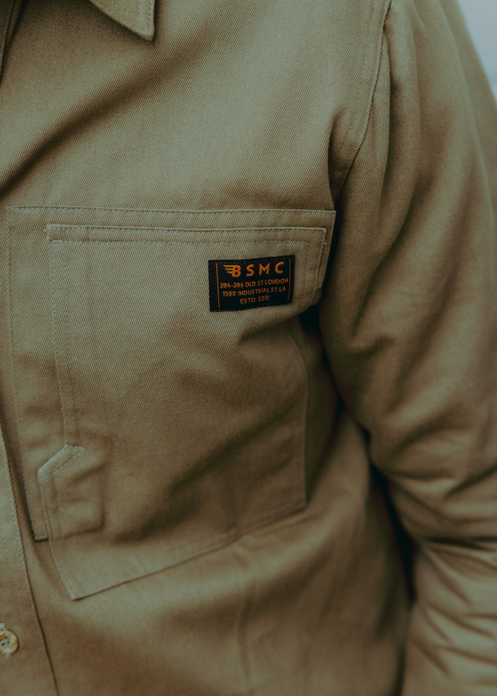 BSMC Retail Shirts BSMC Twill Utility Shirt - Light Khaki