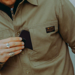 BSMC Retail Shirts BSMC Twill Utility Shirt - Light Khaki