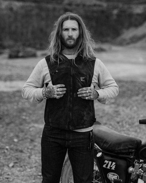 BSMC x Alpinestars TechAir 3 Canvas Airbag Motorcycle Vest - Black