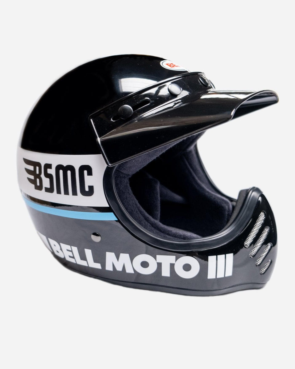 BSMC Retail Collaborations BSMC x Bell Moto-3 Motorcycle Helmet Black