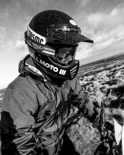 BSMC Retail Helmets BSMC x Bell Moto 3 Motorcycle Helmet Black