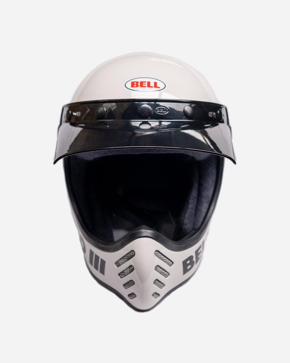 BSMC Retail Helmets BSMC x Bell Moto-3 Motorcycle Helmet White
