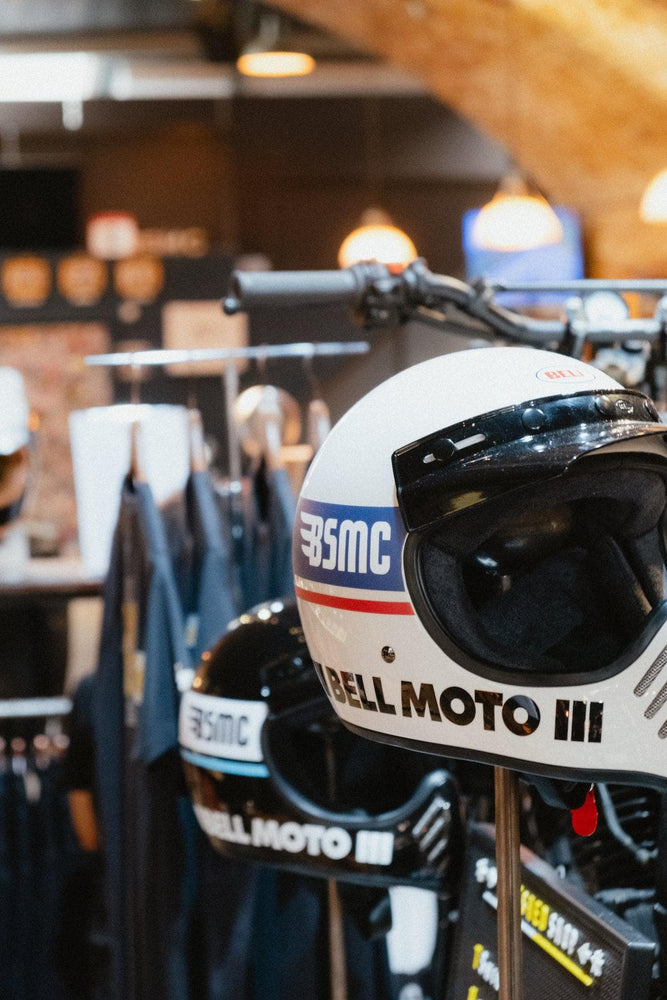 BSMC Retail Helmets BSMC x Bell Moto 3 Helmet White