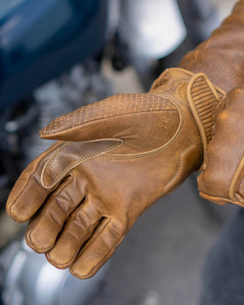 Goldtop Viceroy Gloves - Waxed Brown