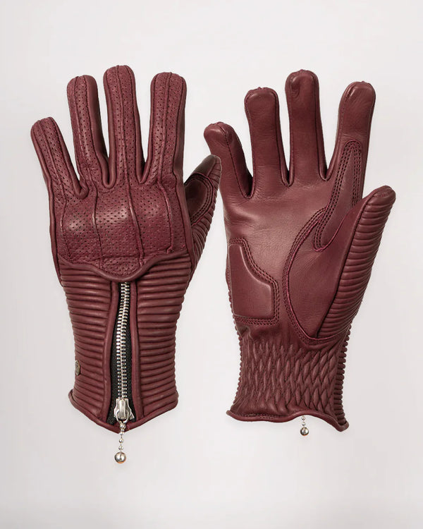 Womens's Goldtop Raptor Gloves - Burgundy