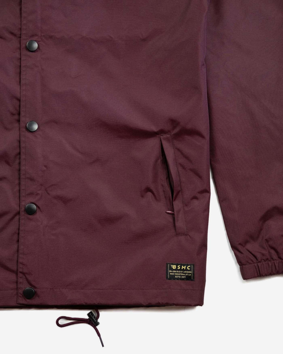 BSMC Retail Jackets BSMC Company Coach Jacket - Burgundy
