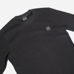 BSMC Retail Long Sleeves BSMC Embroidered Club Waffle - Black