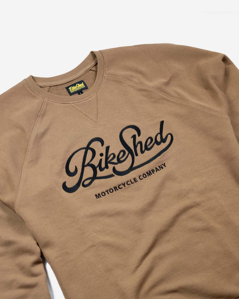 BSMC Garage Motorcycle Sweatshirt - Brown/Black