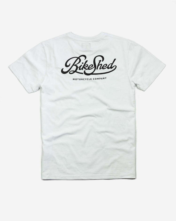 BSMC Retail T-shirts BSMC Garage T Shirt - White/Black