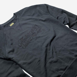 BSMC Retail Sweatshirts BSMC 'Motorcycles Saved My Life' Sweatshirt - WASHED BLACK