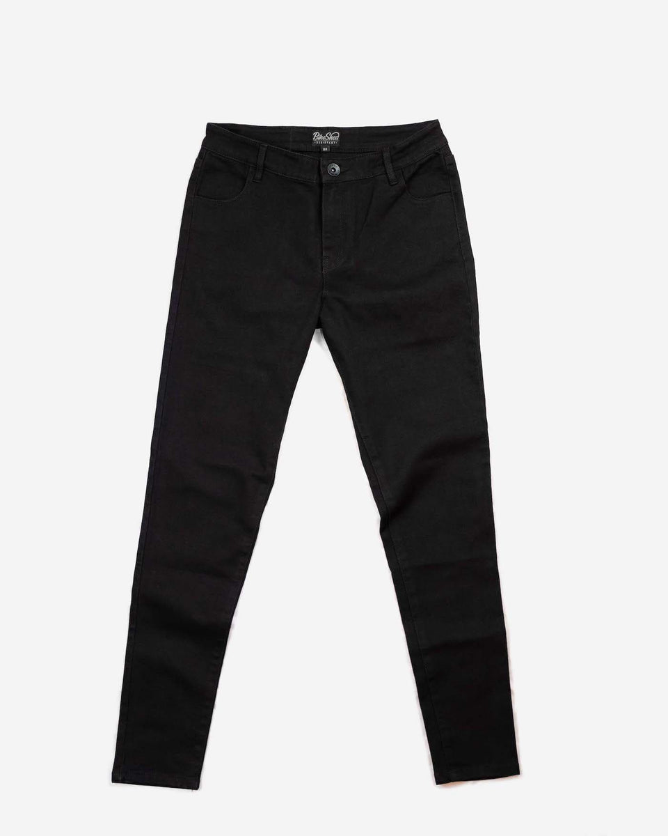 Motorcycle Resistant Women's Skinny Jean - Black