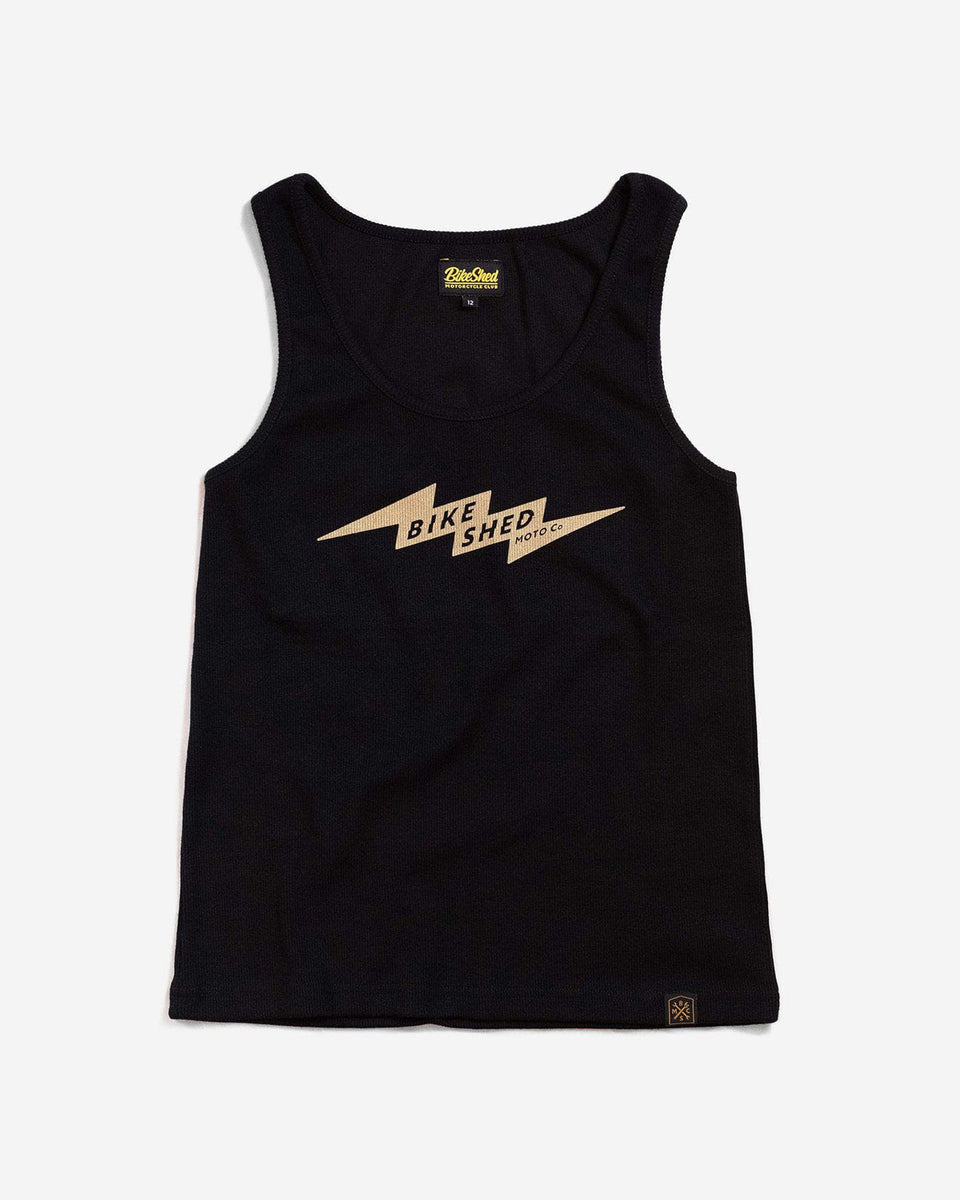 BSMC Women's Lightening Ribbed Vest - Black