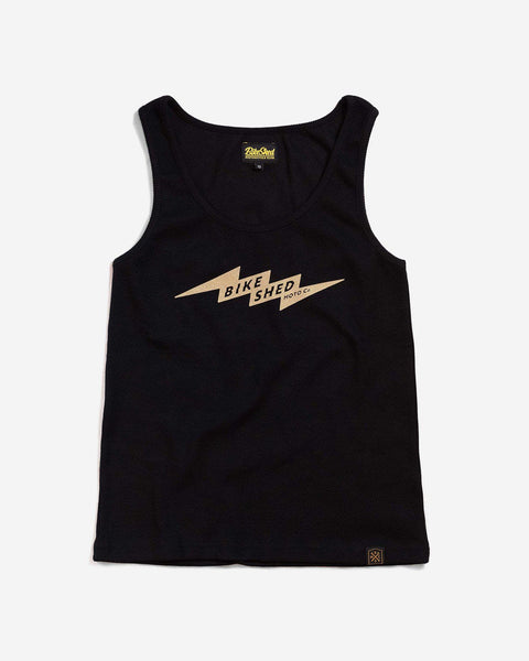 BSMC Women's Lightening Ribbed Vest - Black